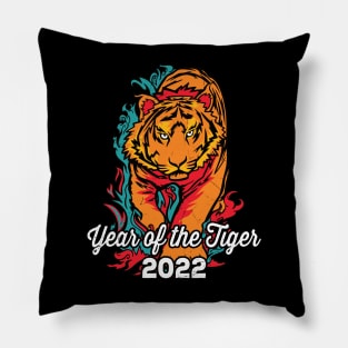 Water Tiger Year of the Tiger 2022 Pillow