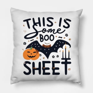 This Is Boo Sheet Ghost Funny Spooky Pillow