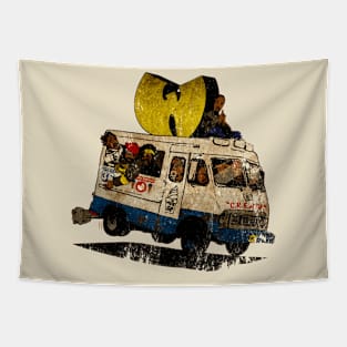 car ice cream Tapestry