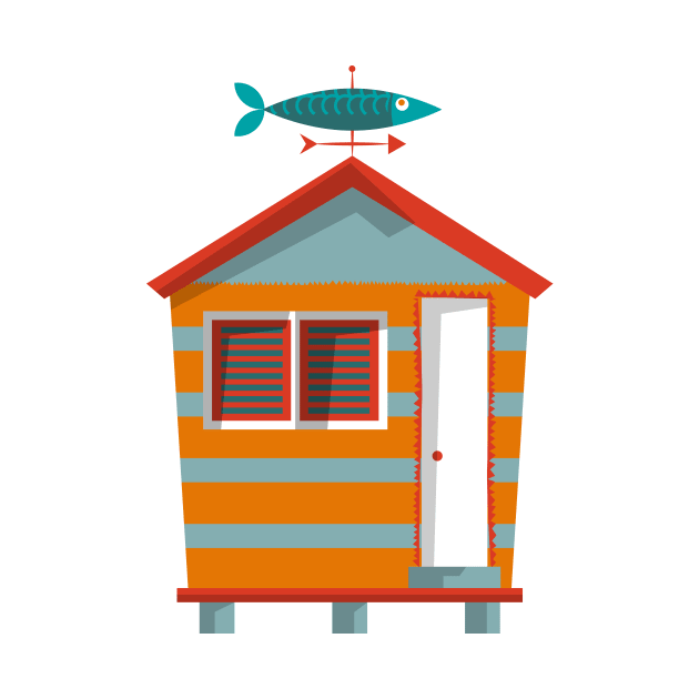 Beach Hut 2 by JunkyDotCom