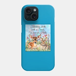 Deer & Bunny Kindness Phone Case