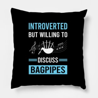 Introverted Bagpipe Bagpipes Bagpiper Pillow