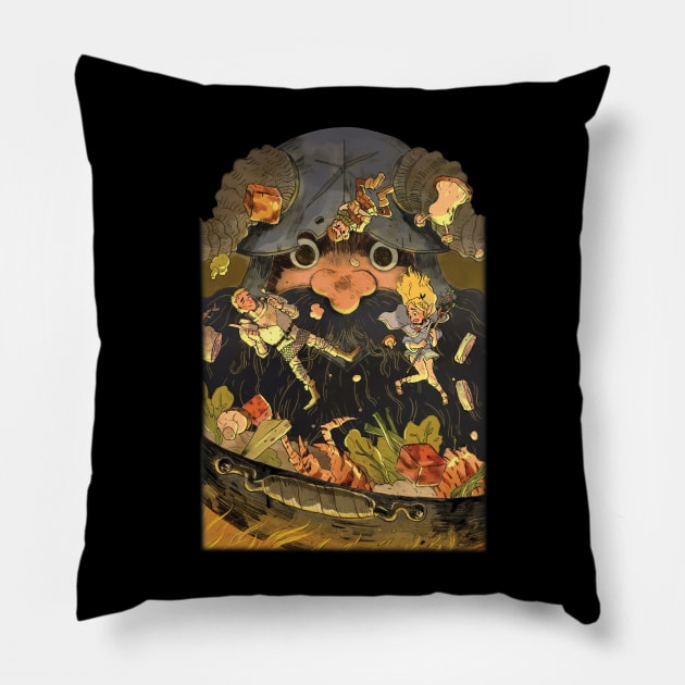 Dungeon Meshi Pillow by Halby