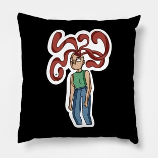 Head Snakes Pillow