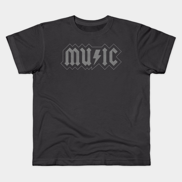 Acdc Music Grey Acdc Kids T Shirt Teepublic