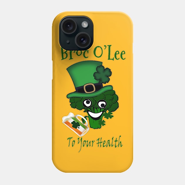 Vegan St Patricks Day Irish Phone Case by PoetandChef