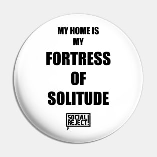 Fortress Of Solitude (Black) Pin