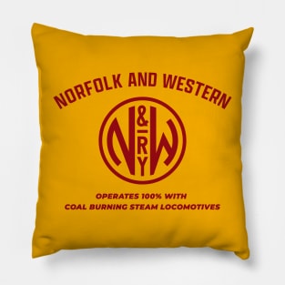 NORFOLK AND WESTERN RAILWAY Pillow