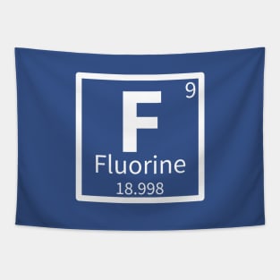 Fluorine — Periodic Table Element 9 Tapestry