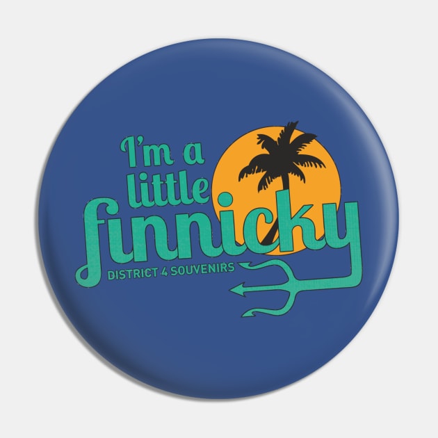 I'm a little Finnicky Pin by RachaelMakesShirts