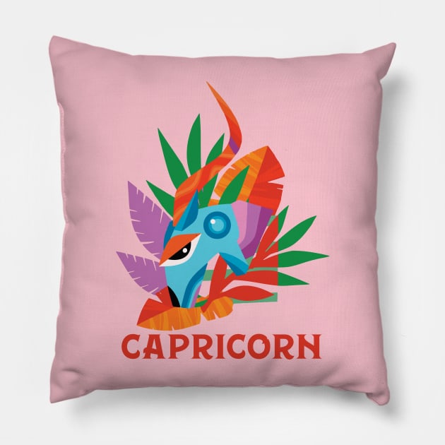 LGBTQ ZODIAC CAPRICON Pillow by Zodiac BeMac