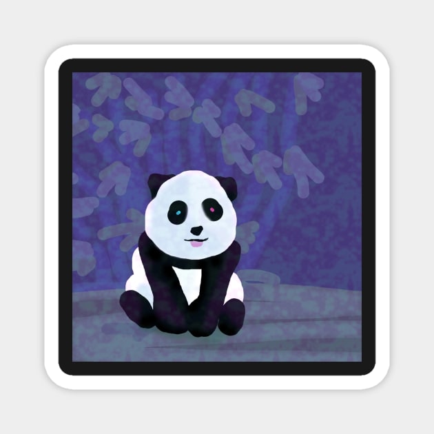 panda Magnet by chequer