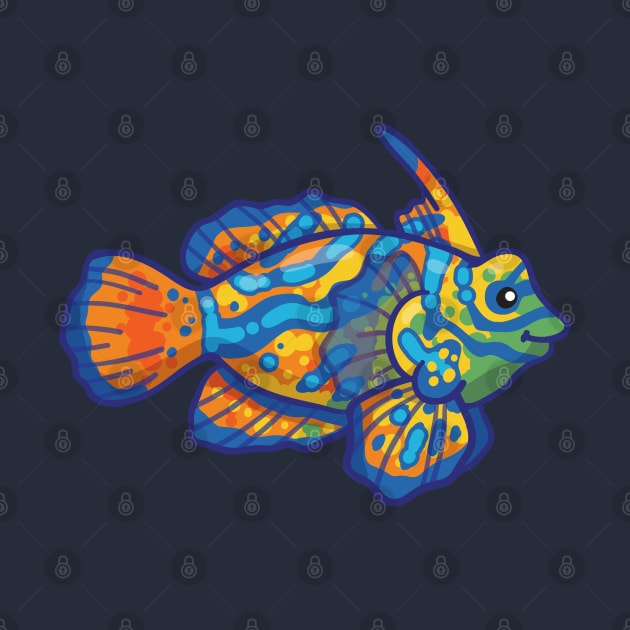 Mandarinfish by bytesizetreasure