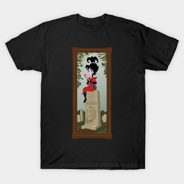 Haunted Portrait - Graveyard - Beetlejuice - T-Shirt