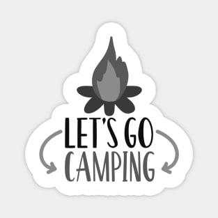 Let's Go Camping! Outdoors Shirt, Hiking Shirt, Adventure Shirt, Camping Shirt Magnet