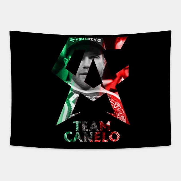 the winner of canelo alvarez Tapestry by Brown777