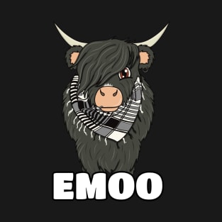 Funny Emoo Emo Cow T-Shirt