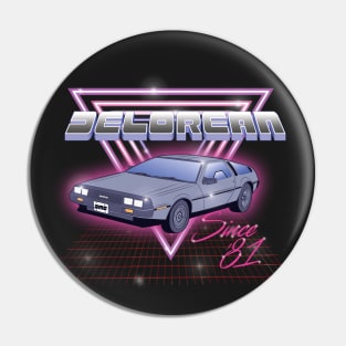 Delorean '81 Pin