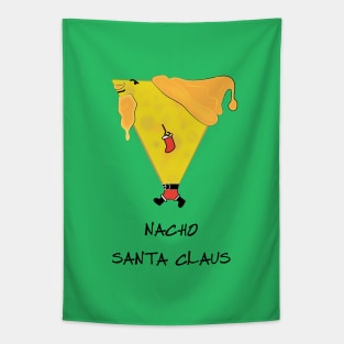 Nacho Santa Claus Tortilla Chip Tapestry