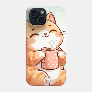 Coffee Cat Lover Gifts Phone Case