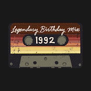 1992 Classic Vintage Retro Cassette Tape Birthday Mix T-Shirt