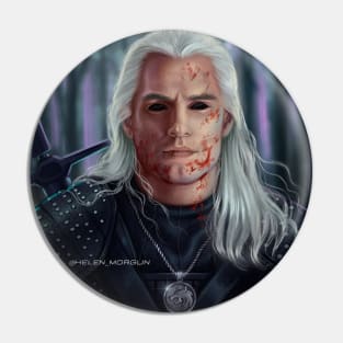 Geralt fan art Pin