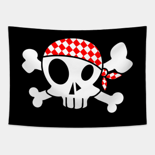 Skull and Crossed Bones Tapestry