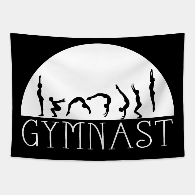 Gymnast Moon Tapestry by XanderWitch Creative