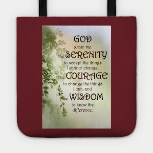 The Serenity Prayer Tote