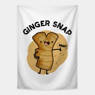 Ginger Snap Funny Food Herb Spice Pun Tapestry