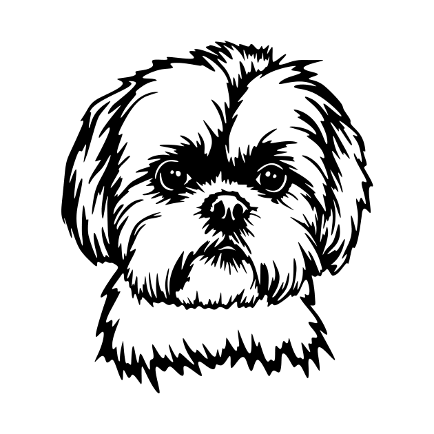 Shih Tzu Lover Shitzu Dog by fromherotozero