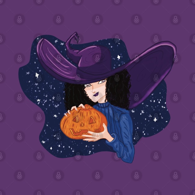 Pumpkin Witch by Xatutik-Art