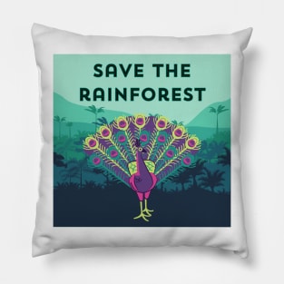 Save the rainforest Pillow
