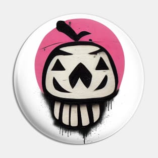 Street Art Style Halloween Graphics Pin