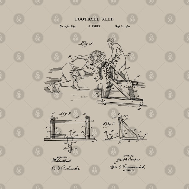 NFL Football Patent Blueprint Design 1959 by MadebyDesign