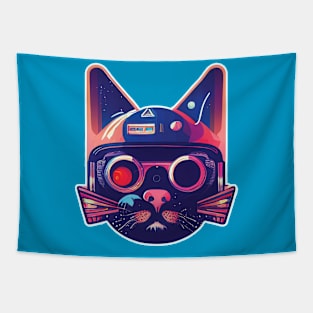 Fun Space Cat 2 Tapestry