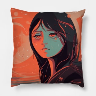 Character Portrait - Concept Art Pillow