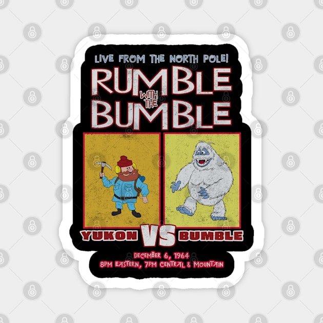 Rumble With The Bumble Magnet by Tee Arcade