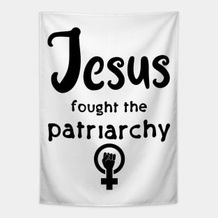 Jesus Fought The Patriarchy Tapestry