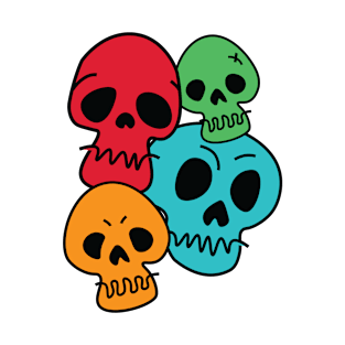 colorful skull T-Shirt