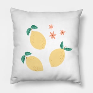 Summer Lemons Pillow