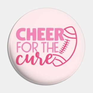 Cheer for the cure Pin