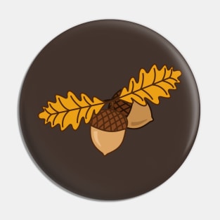 Acorns Pin