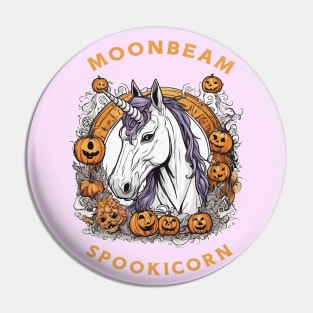 Halloween unicorn Pin