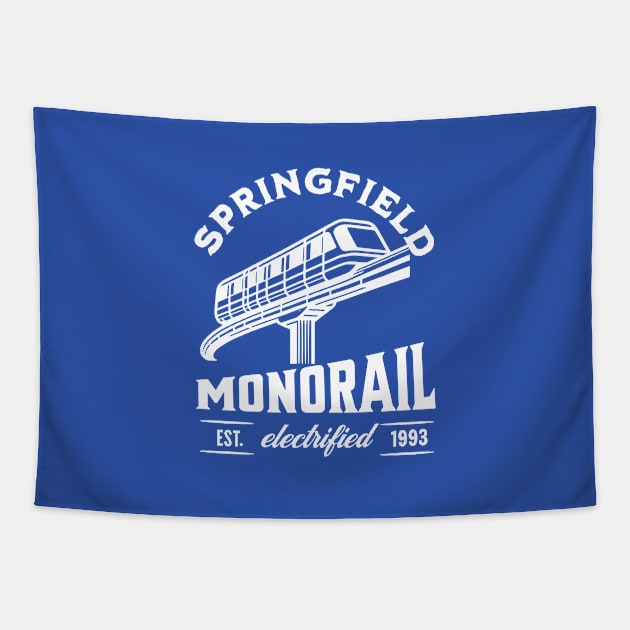 Springfield Monorail - Est. 1993 Tapestry by BodinStreet