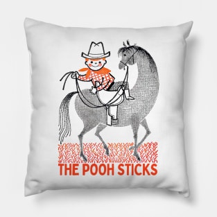 The Pooh Sticks  - - - Original Fan Art Pillow