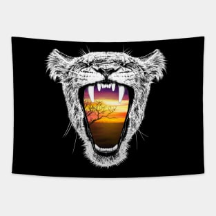 Lionscape Tapestry