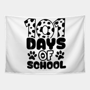 100 Days Of School Dog Boys Dalmatian Girls 100 Days Smarter Tapestry