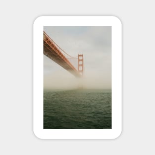 Golden Gate Bridge in the Fog (Kodak Gold 200) Magnet