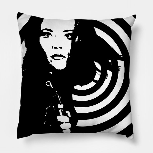Diana Rigg is Emma Peel Pillow by Diversions pop culture designs